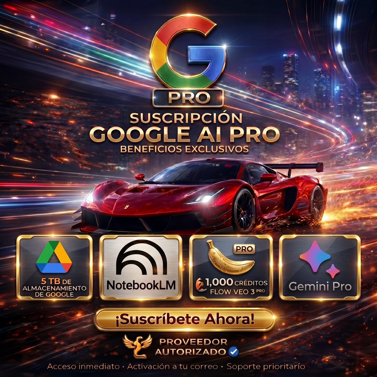 Activación de Google AI Pro